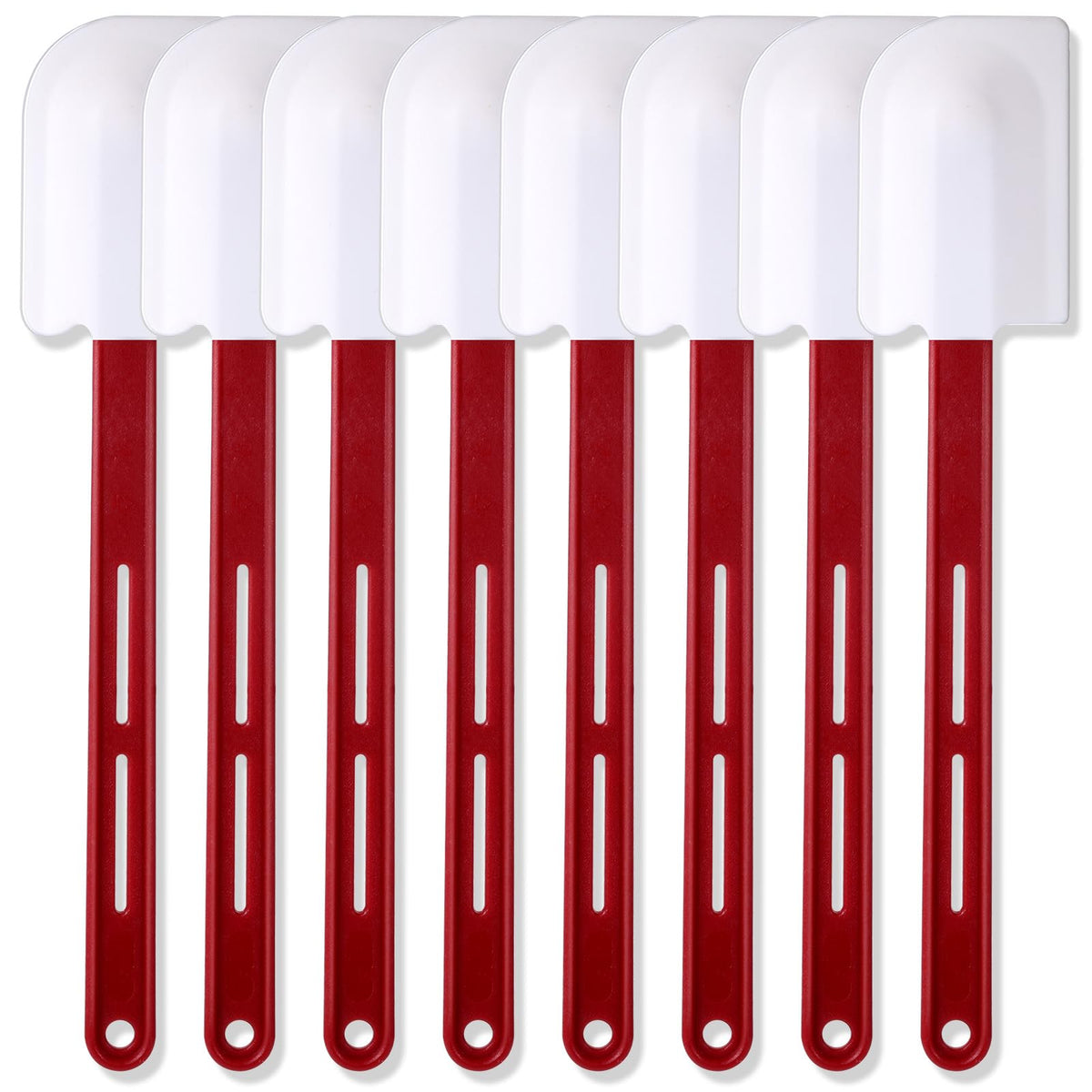 Norme 4 Pcs Commercial Rubber Spatula Heat Resistant, 14 Inch