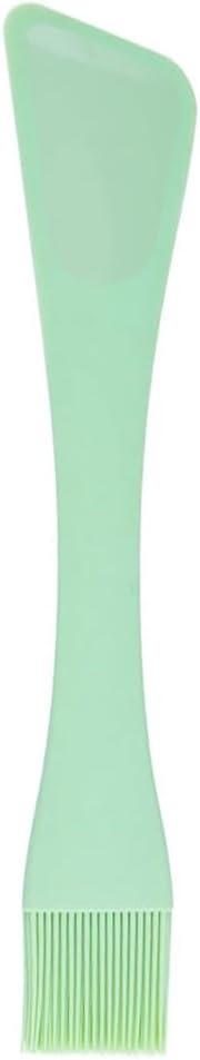 Hemoton Silicone Spatula with Brush 2-in-1 Baking Scraper for Spreading Jam Jelly Mayonnaise Mixing Batter Cooking and Dessert Making Easy to Clean Kitchen Utensil 10.35 in