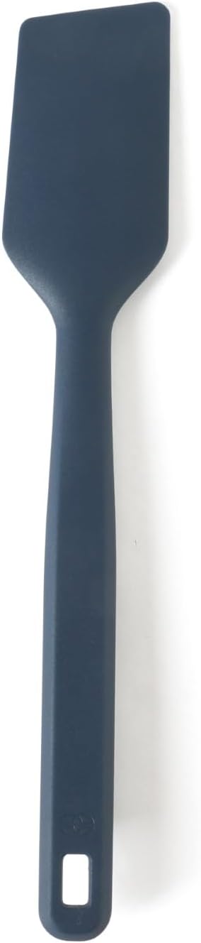 Calphalon Prime Silicone Scraper, Flexible Kitchen Scraper Spatula for Baking, Mixing & Nonstick Cookware, Heat-Resistant Durable Scraping Tool with Ergonomic Handle, Navy