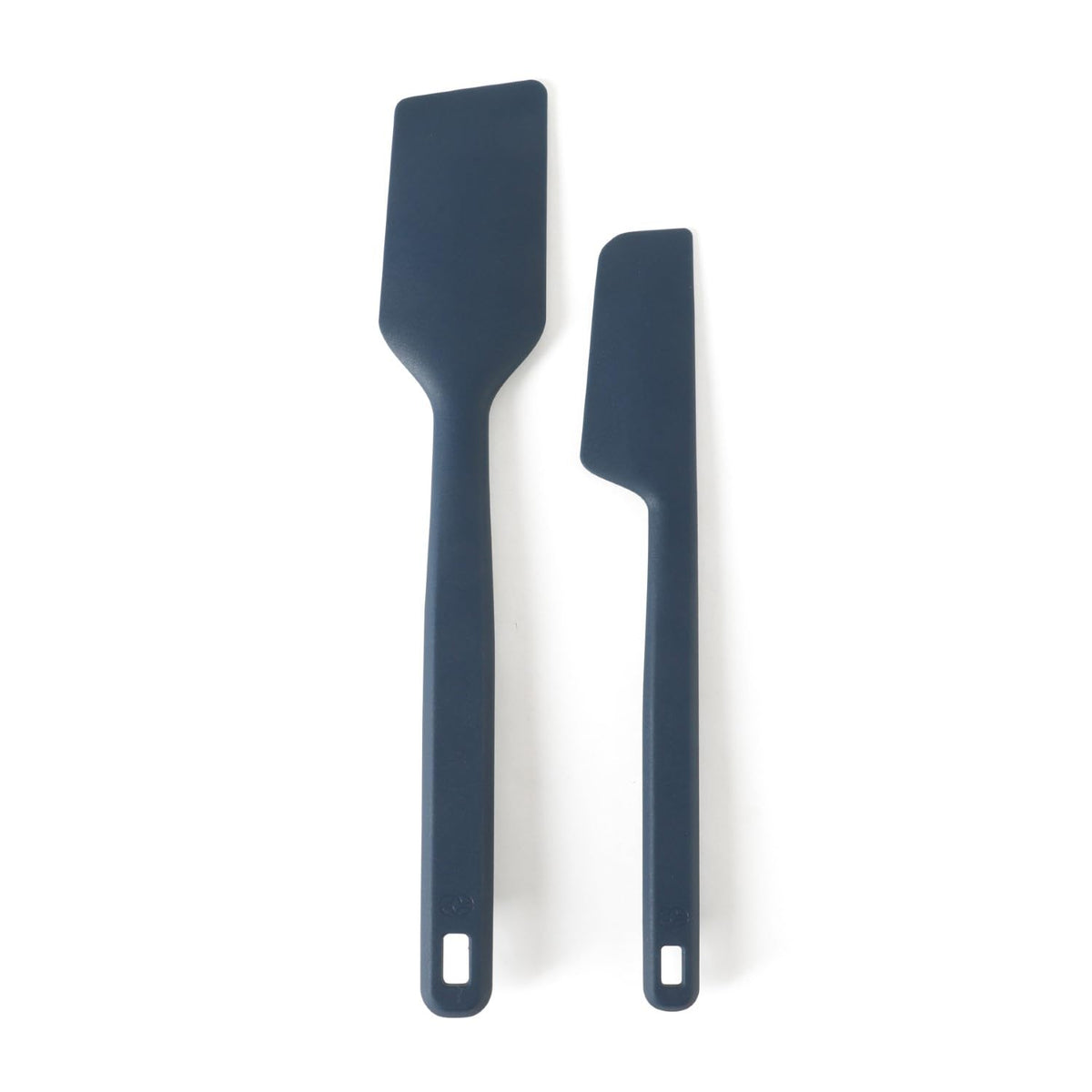 Calphalon Prime Silicone Scraper, Flexible Kitchen Scraper Spatula for Baking, Mixing & Nonstick Cookware, Heat-Resistant Durable Scraping Tool with Ergonomic Handle, Navy