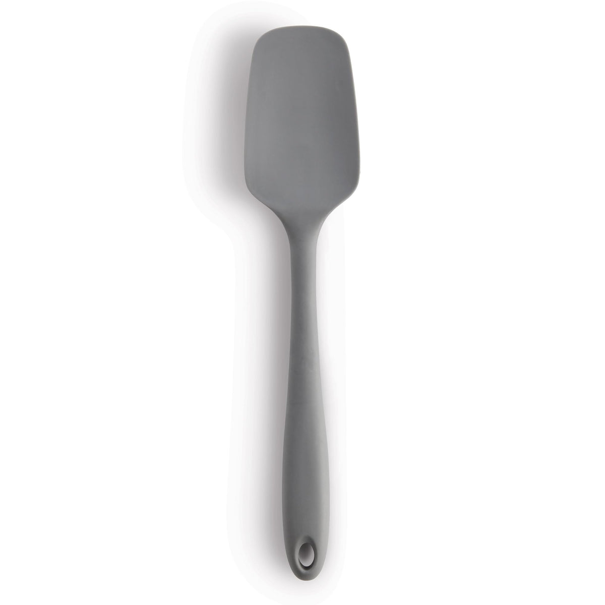 Mrs. Anderson’s Baking Silicone Spoon-Shaped Spatula, Flexible And Nonstick, One-Piece Design, Red, For Mixing, Folding, Scraping, Baking, And Cooking