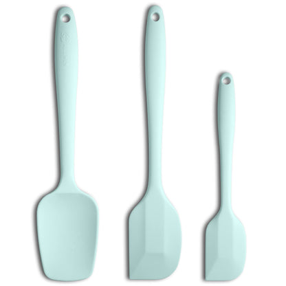 3-Piece Silicone Spatula Set, 600°F Heat Resistant, Black
