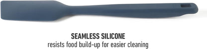 Calphalon Prime Silicone Scraper, Flexible Kitchen Scraper Spatula for Baking, Mixing & Nonstick Cookware, Heat-Resistant Durable Scraping Tool with Ergonomic Handle, Navy