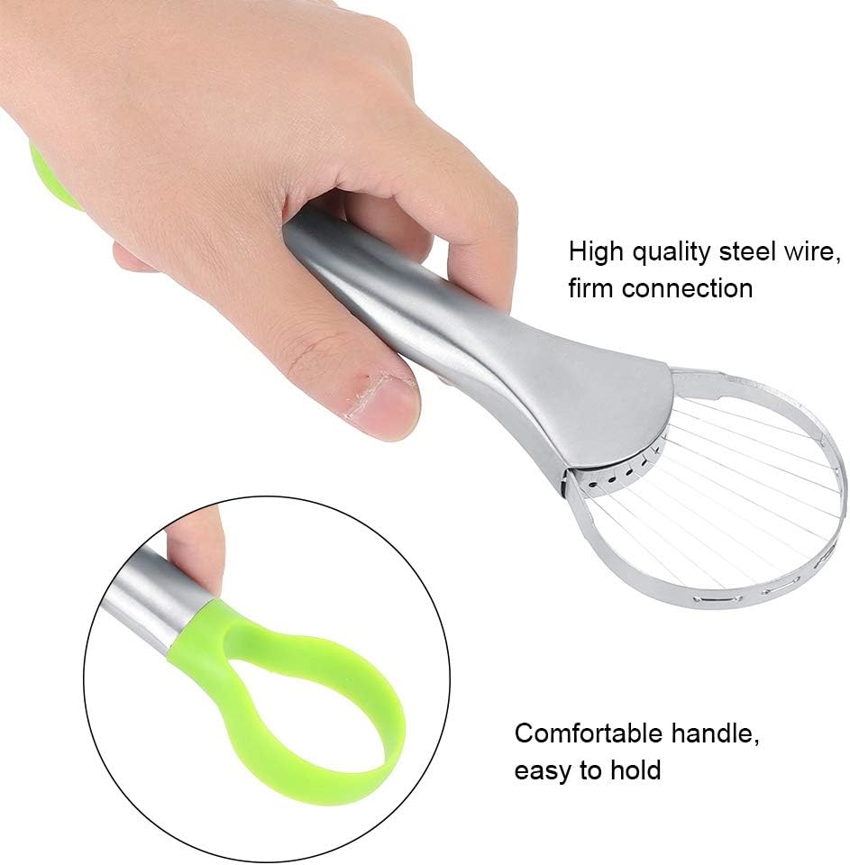 Avocado Slicer, Avocado Pit Remover Cutter Peeler Stainless Steel Avocado Slicer and Pitter Tool Multifunctional 2 in 1 Fruit Avocado SlicerTool