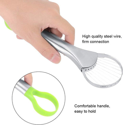 Avocado Slicer, Avocado Pit Remover Cutter Peeler Stainless Steel Avocado Slicer and Pitter Tool Multifunctional 2 in 1 Fruit Avocado SlicerTool