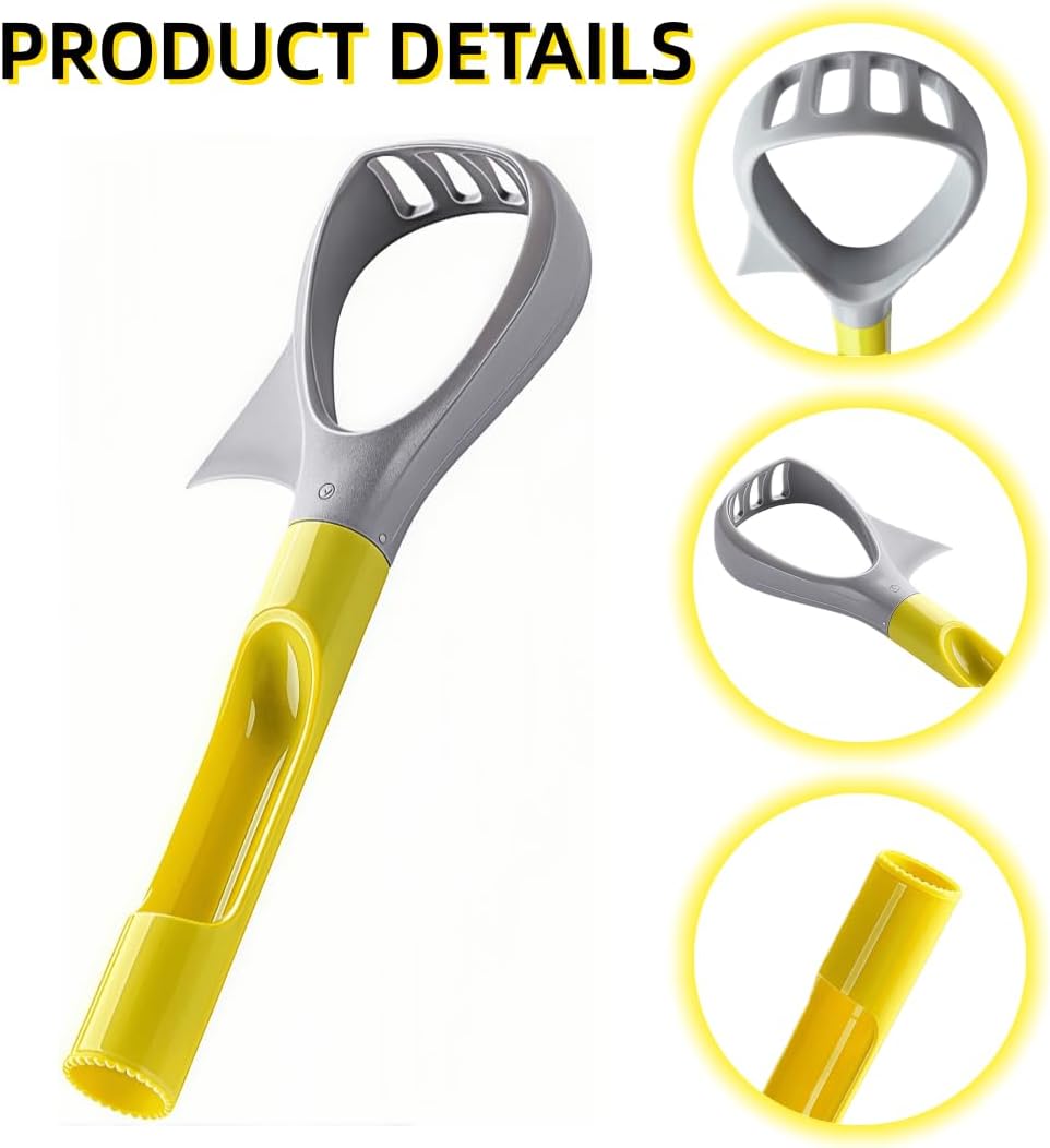 HeCotia Multi-Function Avocado Slicer, 3 in 1 Avocado Pitter Masher and Peeler with Comfort Grip Handle Fruit Corer Remover for Apples Pears Fruits Salads