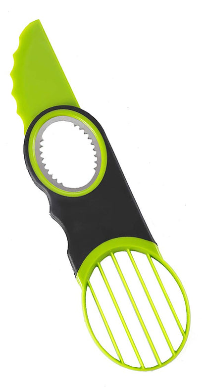 3 in 1 Avocado slicer,dishwasher safe(Green)