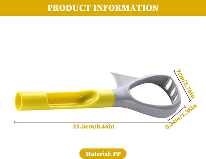 Avocado Pitters, Avocado Cutter, 3-In-1 Avocado Slicer, Reusable Avocado Masher with Comfortable Handle, Multi-Function Avocado Tool 8.4x2.7x1.3inch