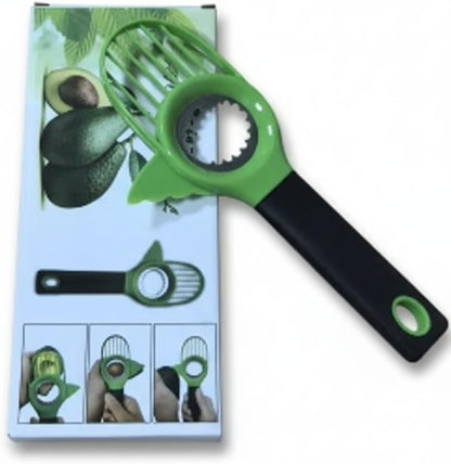 Avocado Slicer Cutter Tool – Stainless Steel Avocado Pitter, Splitter & Slicing Knife | Easy Guacamole Maker Kitchen Gadget