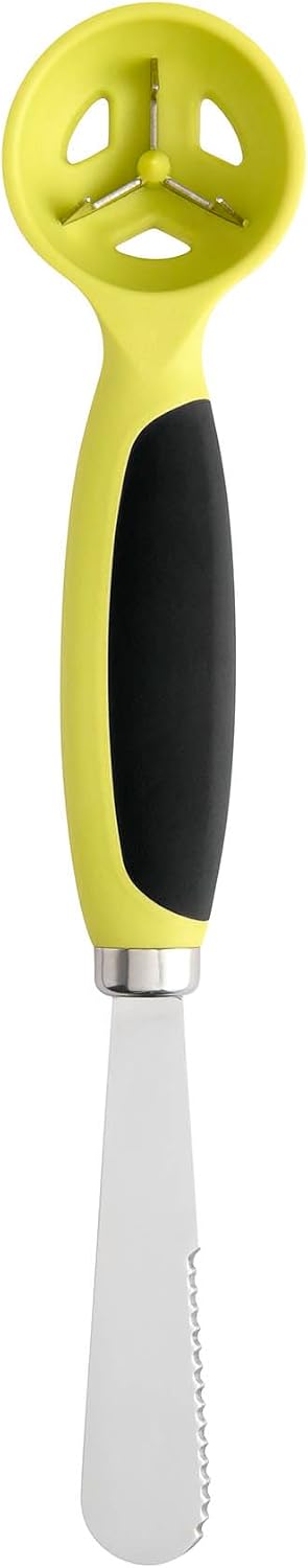 HIC Kitchen All-in-1 Avocado Tool, Stainless Steel Blade and Non-Slip Grip