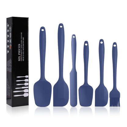 Silicone Spatulas Set, Rubber Spoon Spatula Heat Resistant Spoonula One Piece Design Seamless Spatula Non-Stick Scrapers Baking Mixing Tool (Pink)