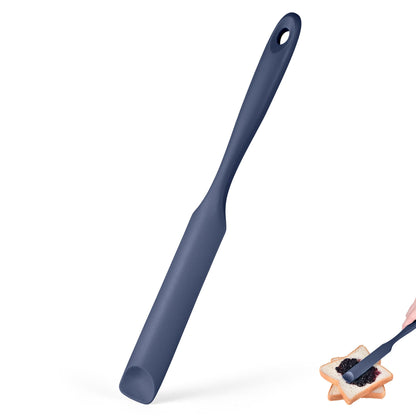 Doosu Silicone Small Spatula, 600°F Heat Resistant Mini Scraper (Aqua Sky)