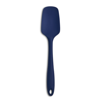 Mrs. Anderson’s Baking Silicone Spoon-Shaped Spatula, Flexible And Nonstick, One-Piece Design, Red, For Mixing, Folding, Scraping, Baking, And Cooking