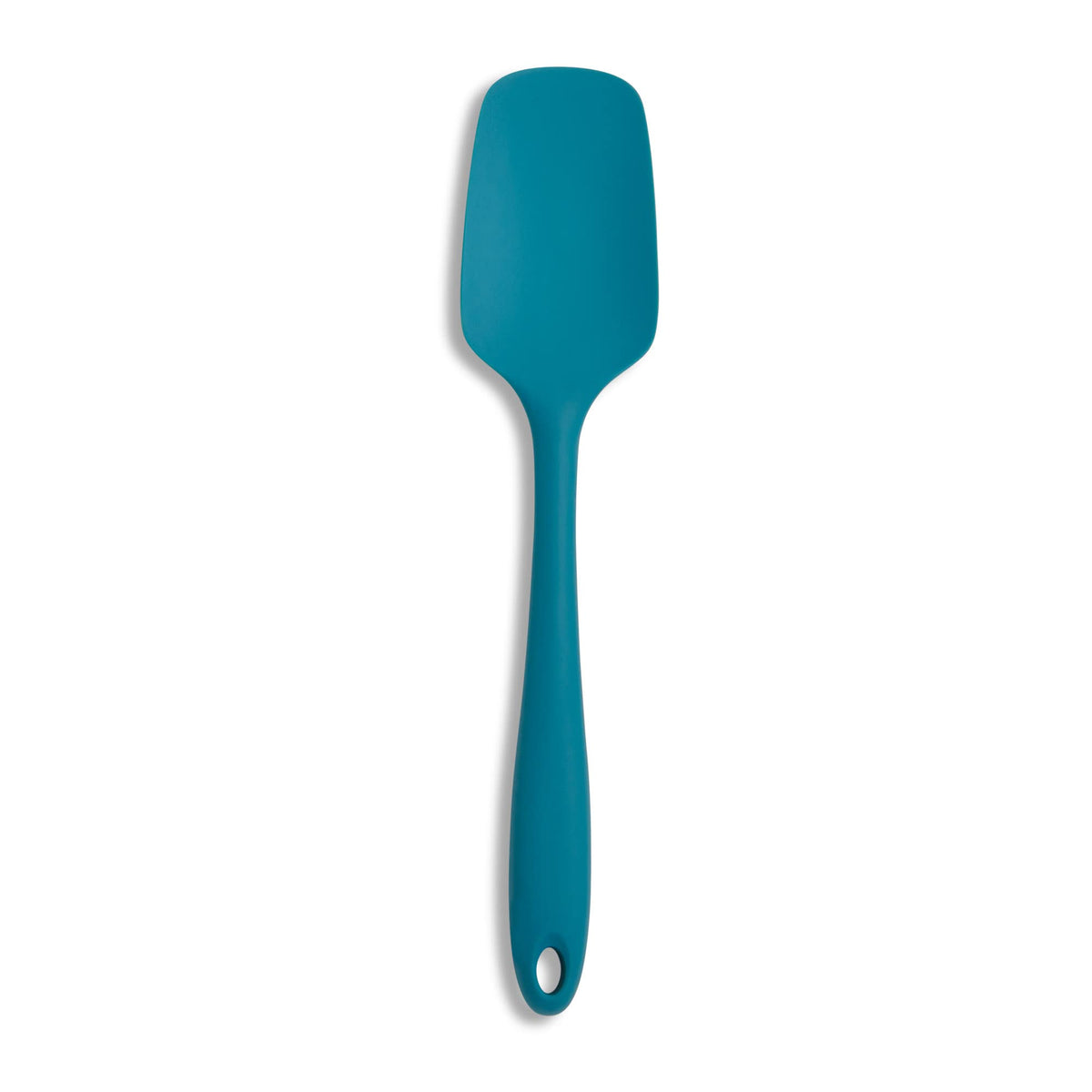 Mrs. Anderson’s Baking Silicone Spoon-Shaped Spatula, Flexible And Nonstick, One-Piece Design, Red, For Mixing, Folding, Scraping, Baking, And Cooking