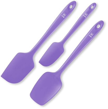 DI ORO Silicone Spatula Set - 600F Heat Resistant, 3-Pc Red