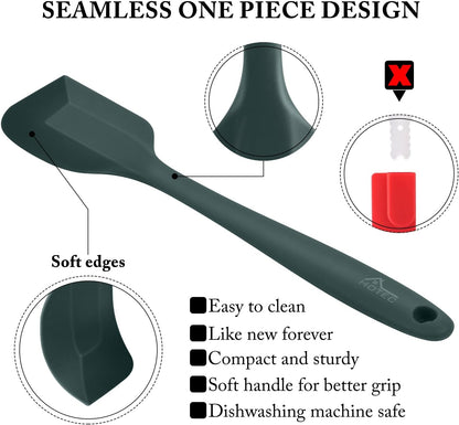HOTEC Silicone Rubber Spatula Set, Neutral, Set of 5
