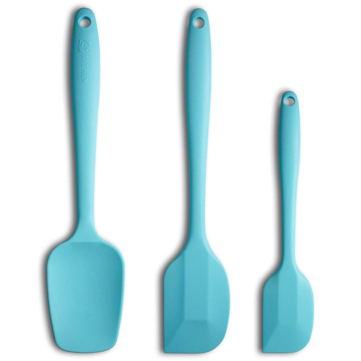 3-Piece Silicone Spatula Set, 600°F Heat Resistant, Black