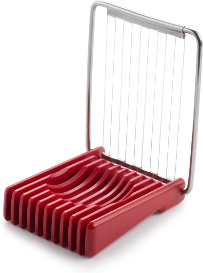 HIC Kitchen Double-Sided Egg Slicer, 18/8 Stainless Steel Wires