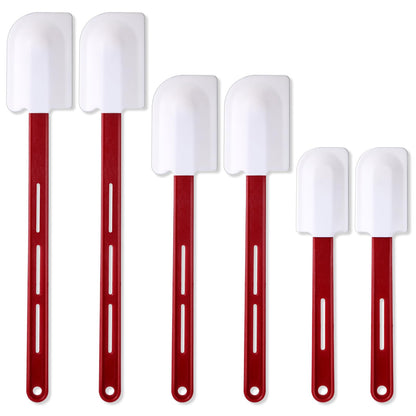 Norme 4 Pcs Commercial Rubber Spatula Heat Resistant, 14 Inch