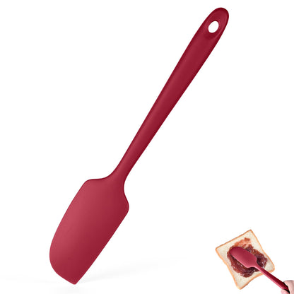 Doosu Silicone Small Spatula, 600°F Heat Resistant Mini Scraper (Aqua Sky)