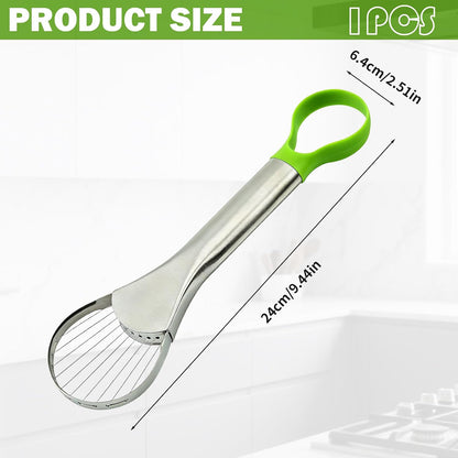 2-in-1 Avocado Slicer Pitter Cutter and Stainless Tool