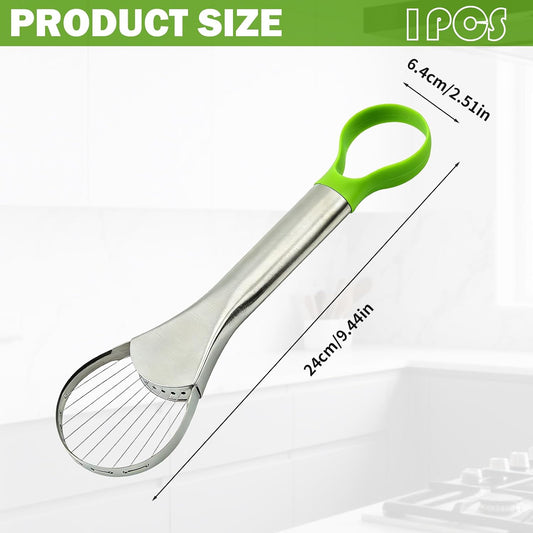 2-in-1 Avocado Slicer Pitter Cutter and Stainless Tool