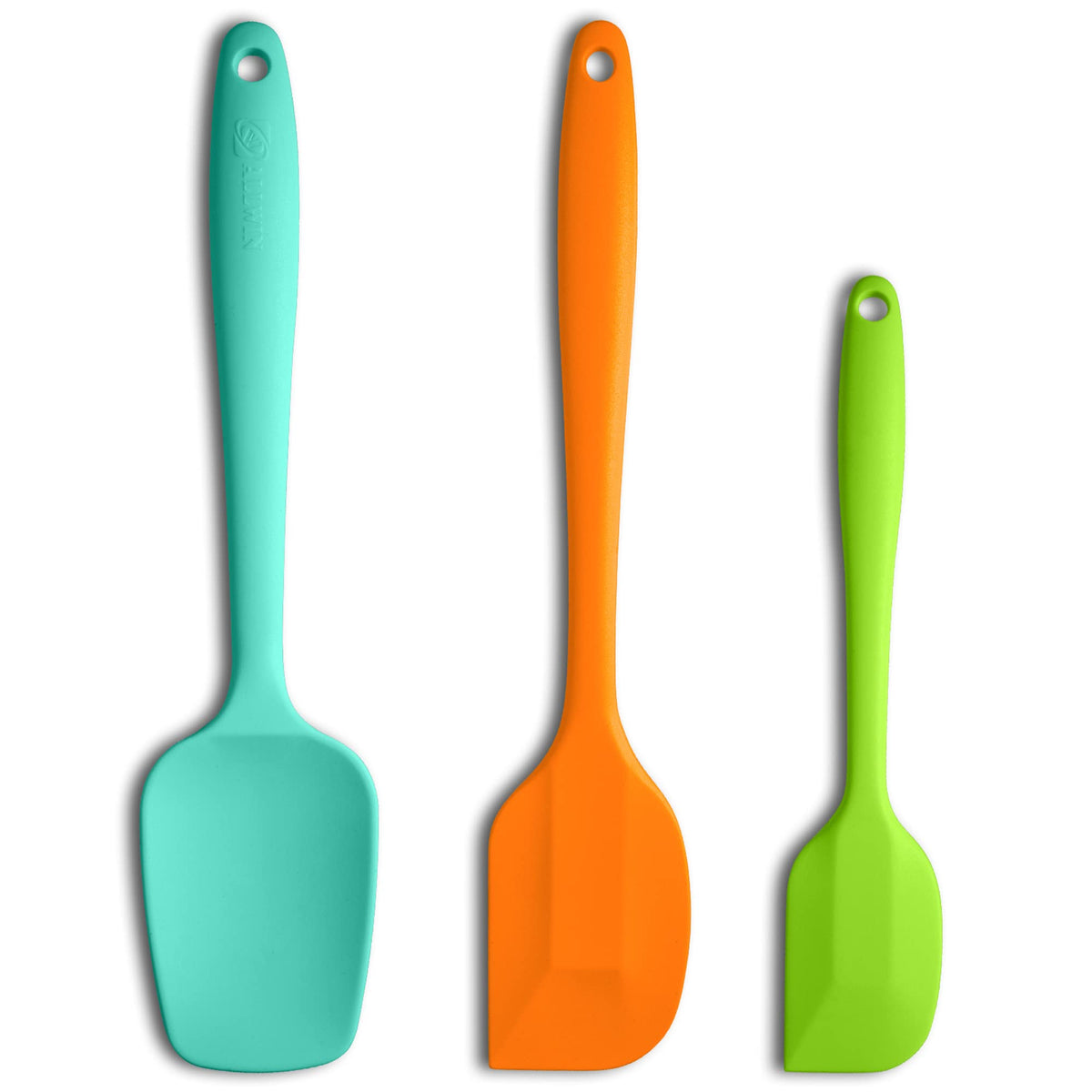 3-Piece Silicone Spatula Set, 600°F Heat Resistant, Black