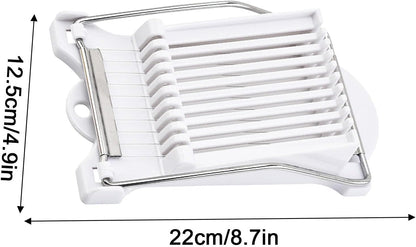Cheese Slicer Cutter Tool | Luncheon Meat Slicer | Tomato Slicer Kit, Stainless Steel Luncheon Meat Slicer, Handheld Quick Slicer Evenly Strong For Cheese, Ham, Avocado, Hot Dogs