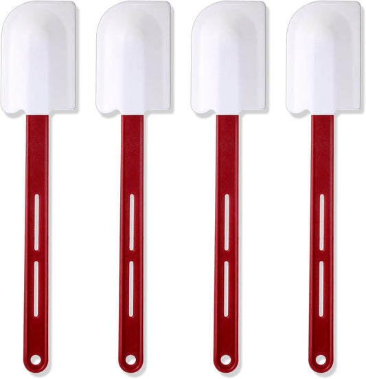 Norme 4 Pcs Commercial Rubber Spatula Heat Resistant, 14 Inch
