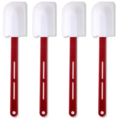 Norme 4 Pcs Commercial Rubber Spatula Heat Resistant, 14 Inch