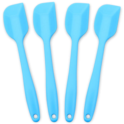 Silicone Spatula 4-piece Set,Heat-Resistant Spatulas,Non-stick Rubber Spatulas with Stainless Steel Core