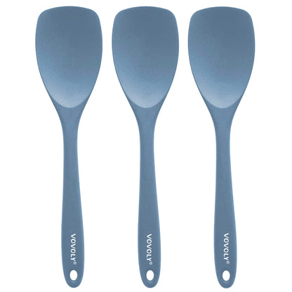 Vovoly Silicone Spatula Spoon Set, 11 IN, Assorted, Spoonula Heat Resistant