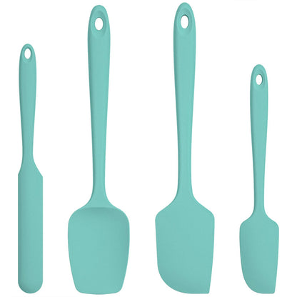 U-Taste Silicone Spatula Set 600°F High Heat Resistant, 4-Pcs, Multicolor