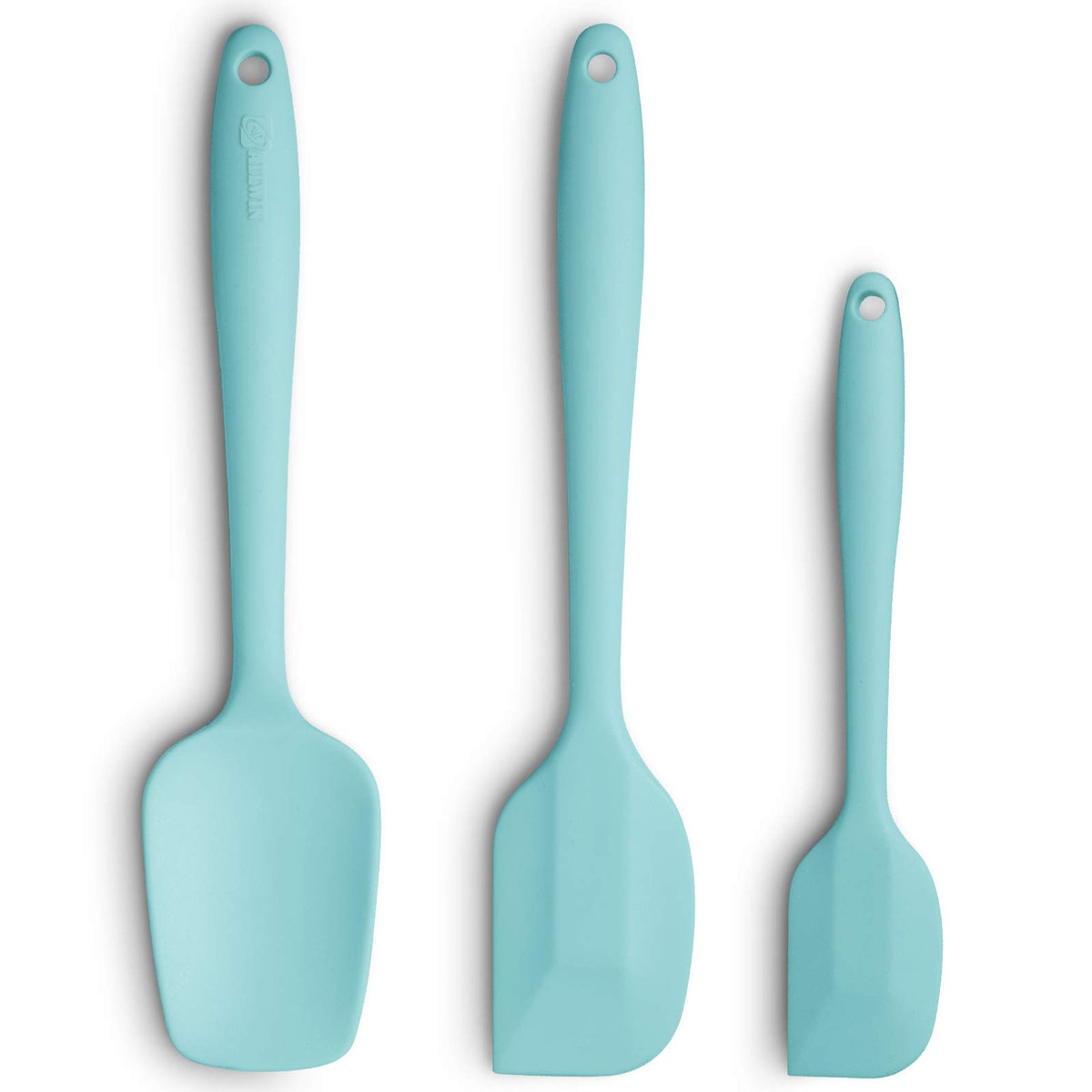 3-Piece Silicone Spatula Set, 600°F Heat Resistant, Black