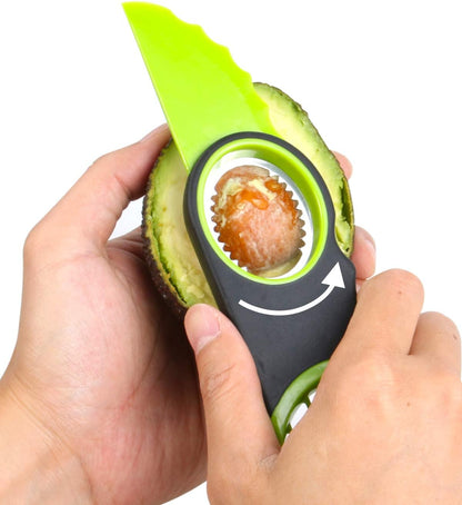 3 in 1 Avocado slicer,dishwasher safe