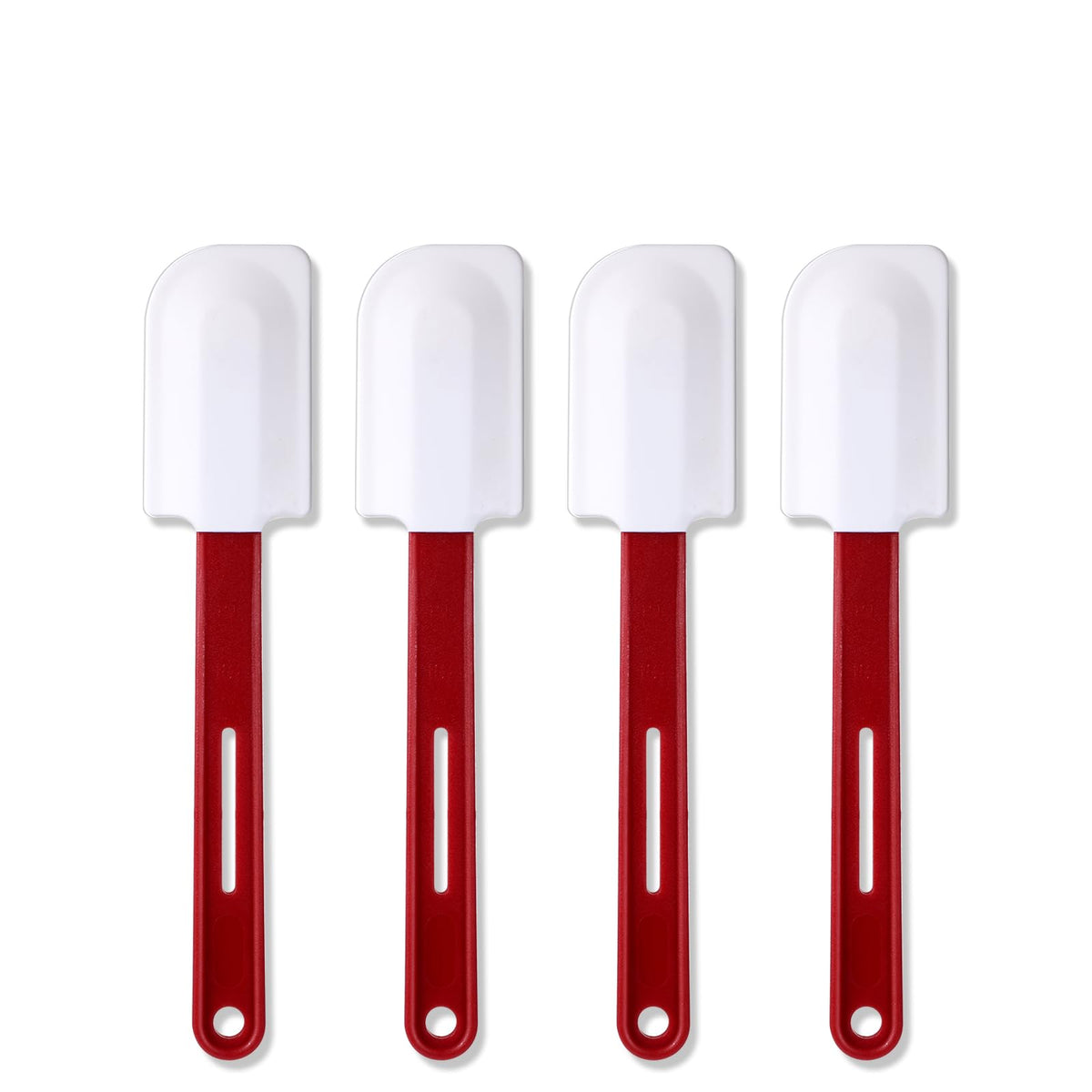 Norme 4 Pcs Commercial Rubber Spatula Heat Resistant, 14 Inch