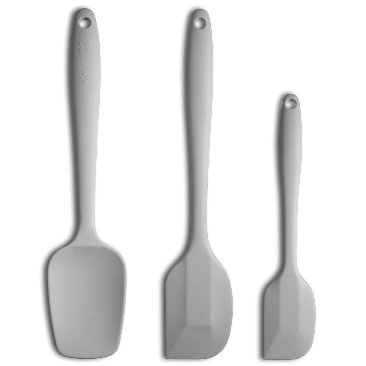 3-Piece Silicone Spatula Set, 600°F Heat Resistant, Black