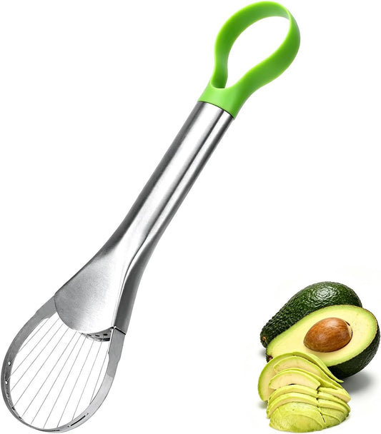 2 in 1 Stainless Steel Avocado Slicer and Pitter Tool