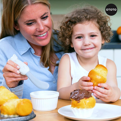 OTOTO Jar Scraper Spatula - Silicone Scraper, Cute Kitchen Accessories, Unique Fun Cooking Kitchen Gadgets for Foodies - BPA-free & 100% Food Safe (Mary Cat)