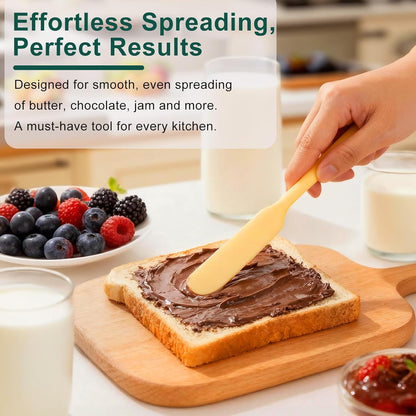 6 PCS Silicone Spurtle Spatula Set for sourdough starter Baking Cooking