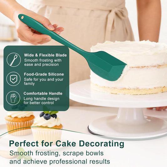 6 PCS Silicone Spurtle Spatula Set for sourdough starter Baking Cooking