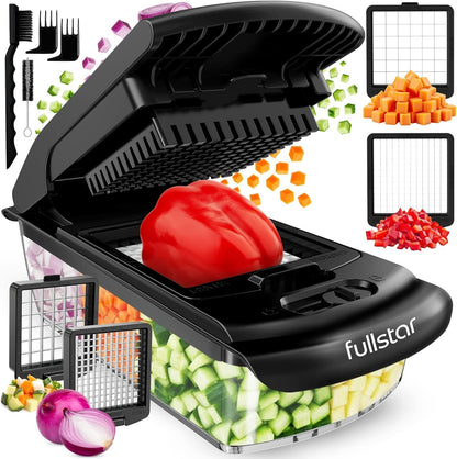 Fullstar Pro Original Vegetable Chopper & Spiralizer, All-in-1 Kitchen Tool