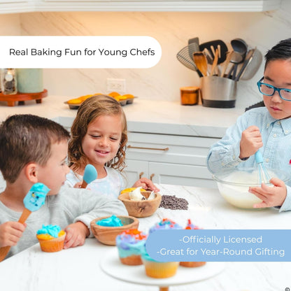 Handstand Kitchen Bluey Silicone Kids Baking Utensil Set for Child Hands