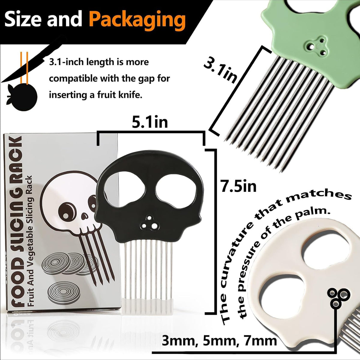 Stainless Steel Onion Cutter & Egg Slicer – Multi-Function Vegetable Cutter and Herb Stripper for Avocados, Tomatoes, and Potatoes (Green)