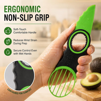 3-in-1 Avocado Slicer Tool