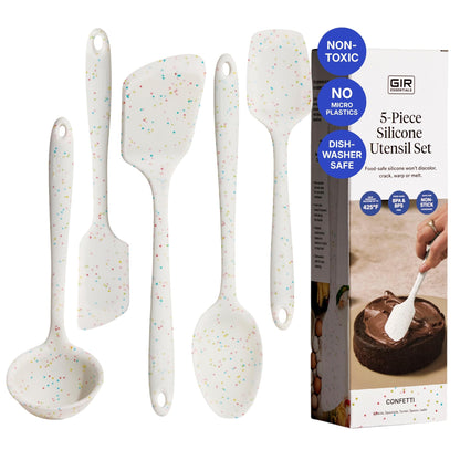 GIR: 5-Piece Silicone Essentials Kitchen Utensils Set – Rose