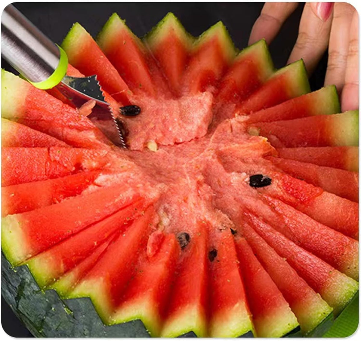 9PCS Fruit Scooper Cutter Shapes Seed Remover Set, Fruit Slicers for Apple Slicer, Avocado Watermelon Cutter, Kiwifruit Scooper, 304 Stainless Steel