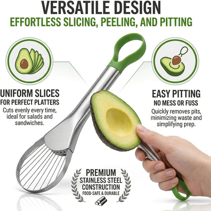 Avocado Cutter Tool 2 in 1 Pitter Slicer