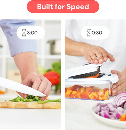 Fullstar Pro Original Vegetable Chopper & Spiralizer, All-in-1 Kitchen Tool