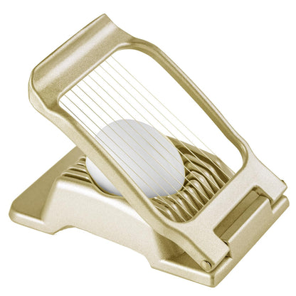 Multipurpose Heavy Duty Aluminium Egg Slicer, Stainless Steel Wire, Sliver